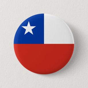 Flagge des Chilen Button