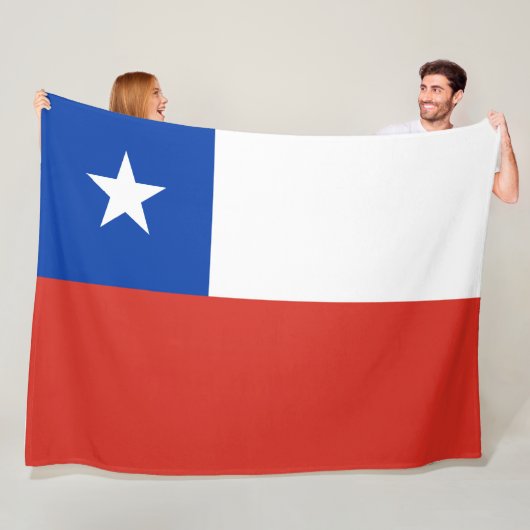Flagge des Chilen Fleecedecke (Beispiel)