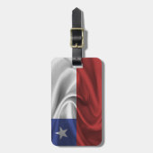 Flagge des Chilen Gepäckanhänger (Vorderseite vertikal)