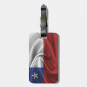 Flagge des Chilen Gepäckanhänger (Rückseite vertikal)