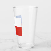 Flagge des Chilen Glas (Links)