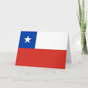 Flagge des Chilen Karte