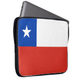 Flagge des Chilen Laptopschutzhülle (Vorne Rechts)