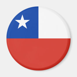 Flagge des Chilen Magnet