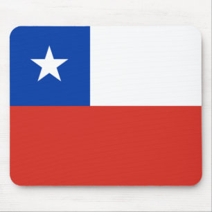 Flagge des Chilen Mousepad