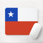 Flagge des Chilen Mousepad (Mit Mouse)