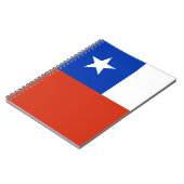 Flagge des Chilen Notizblock (Linke Seite)