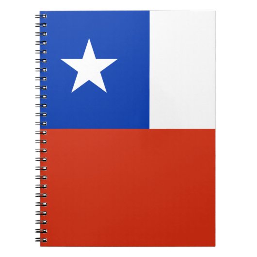Flagge des Chilen Notizblock (Vorderseite)
