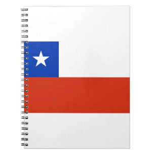 Flagge des Chilen Notizblock
