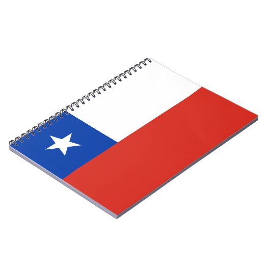 Flagge des Chilen Notizblock (Linke Seite)