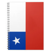 Flagge des Chilen Notizblock (Vorderseite)