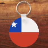 Flagge des Chilen Schlüsselanhänger (Vorderseite)