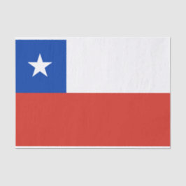 Flagge des Chilen Seidenpapier
