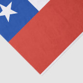 Flagge des Chilen Seidenpapier (Ausschnitt)