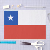 Flagge des Chilen Seidenpapier (Handwerk)