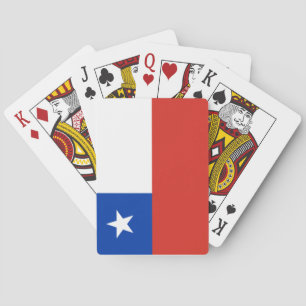 Flagge des Chilen Spielkarten