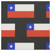 Flagge des Chilen Stoff (Nahaufnahme)