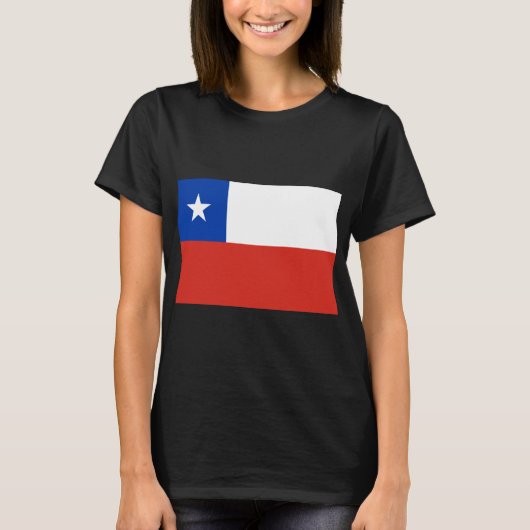 Flagge des Chilen T-Shirt (Vorderseite)