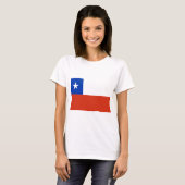 Flagge des Chilen T-Shirt (Vorne ganz)