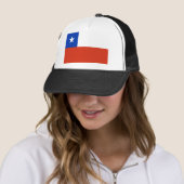 Flagge des Chilen Truckerkappe (Beispiel)