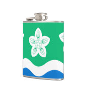 Flagge des Cumberland Hip Flask Flachmann (Links)