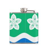 Flagge des Cumberland Hip Flask Flachmann (Rückseite)