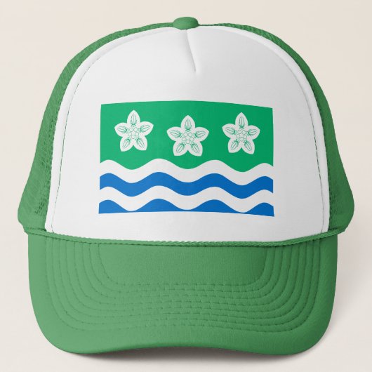 Flagge des Cumberland Hutes Truckerkappe (Vorderseite)