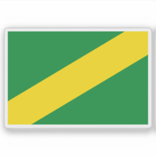 Flagge des Departements Madre de Dios, Peru Aufkleber