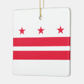 Flagge des Distrikts Columbia (USA) Keramikornament (Links)