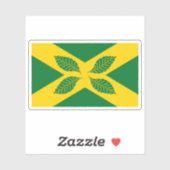 Flagge des Dorfes Four Elms, England Aufkleber (Blatt)