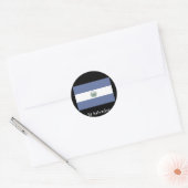 Flagge des El Salvador-Sticker Runder Aufkleber (Umschlag)