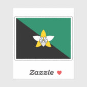 Flagge des Enga-Volkes, Papua Neue Guinea, Ozeanie Aufkleber (Blatt)