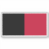 Flagge des Ersten Reiches Haitis (1804-1806) Aufkleber (Vorderseite)