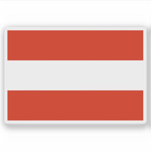 Flagge des Erzherzogtums Österreich (1453-1804) Aufkleber (Vorderseite)