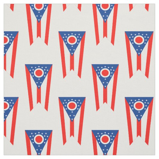Flagge des Flaggenstaates Ohio Stoff (Muster)
