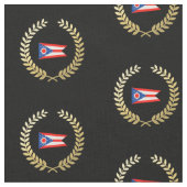Flagge des Flaggenstaates Ohio Stoff (Nahaufnahme)