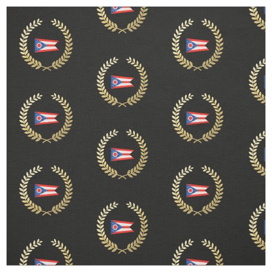 Flagge des Flaggenstaates Ohio Stoff (Muster)