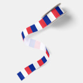 Flagge des französischen Band Satinband (Rückseite)