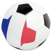 Flagge des französischen Fußballballs Fußball (Dreiviertel)