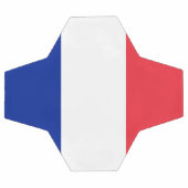 Flagge des französischen Fußballballs Fußball (Flach)
