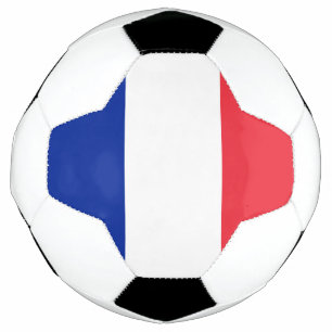 Flagge des französischen Fußballballs Fußball