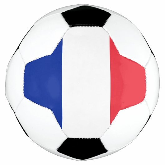 Flagge des französischen Fußballballs Fußball (Vorderseite)