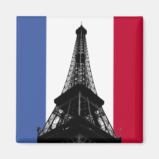 Flagge des französischen Magnet (Vorne)