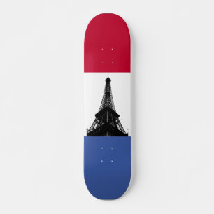Flagge des französischen Skateboards