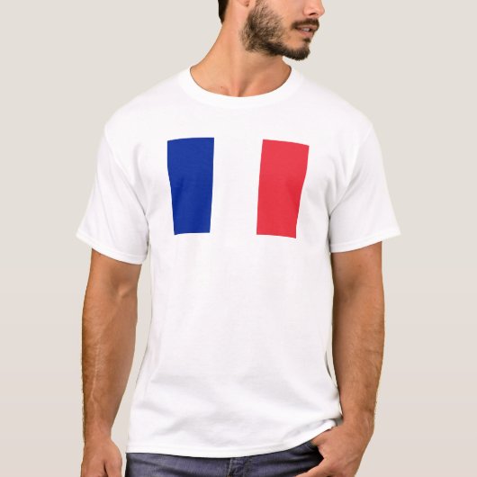 Flagge des französischen T - Shirt (Vorderseite)