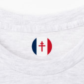 Flagge des Freien Frankreichs Etiketten (Befestigt)