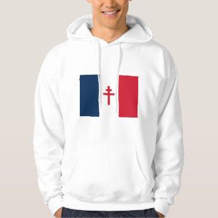Flagge des Freien Frankreichs Hoodie