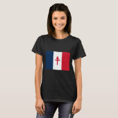 Flagge des Freien Frankreichs T-Shirt (Vorne ganz)