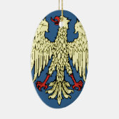 Flagge des Friuli-Venezia Giulia-(Italien) Keramik Ornament (Rechts)