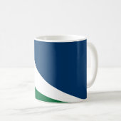 Flagge des Frühlings, Tennessee Kaffeetasse (VorderseiteRechts)